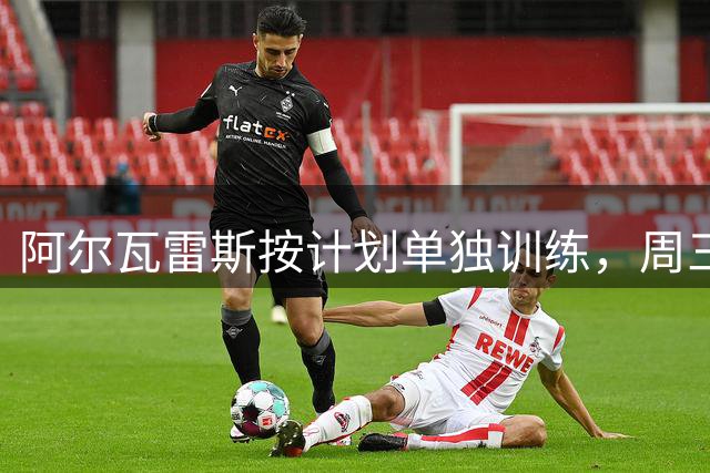 阿尔瓦雷斯按计划单独训练，周三将归队会合主帅
